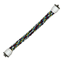 Cotton Rope Perch w/washers - 1″ Diameter X 36″ Long