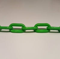 6mm Plastic Chain - Green (10 FT)