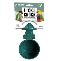 HARI Lock & Crock Heavy-Duty - Tip-Proof - Food and Water Bowl - 177 ml (6 oz)