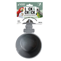 HARI Lock & Crock Heavy-Duty - Tip-Proof - Food and Water Bowl - 591 ml (20 oz)