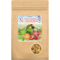 LIMITED EDITION Strawberry Nutri-Berries for Parrots - 10 oz