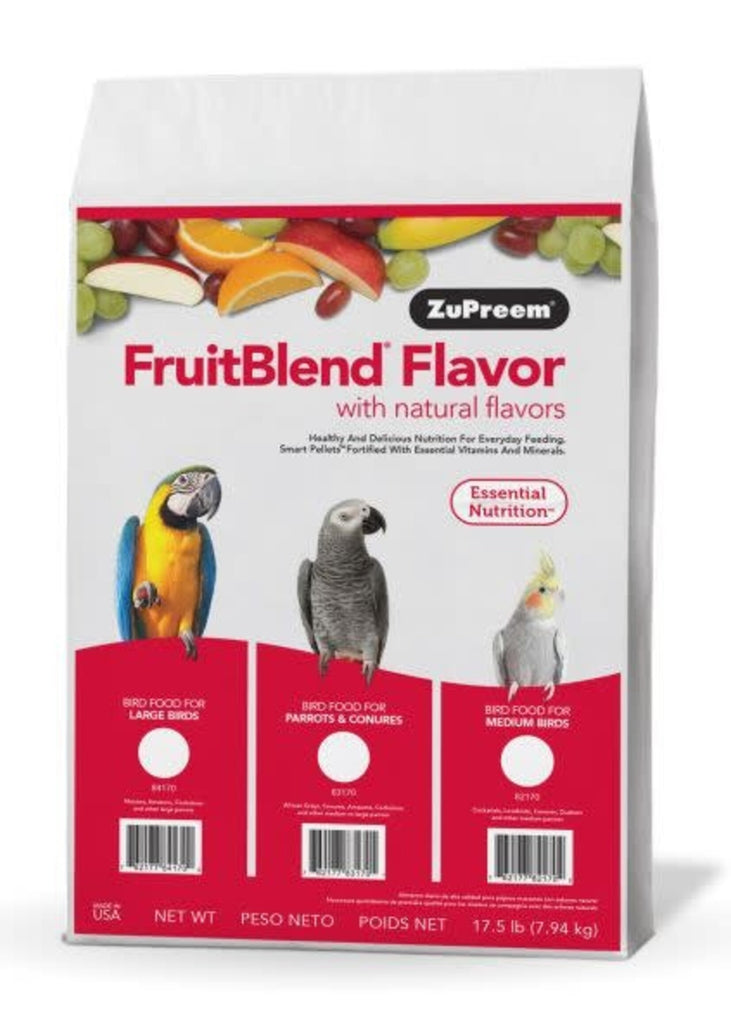 Zupreem FruitBlend Parrots & Conures 17.5 LB (7.94 KG)