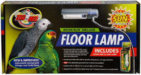 Zoo Med - Avian Sun Deluxe Floor Lamp with Avian Sun 5.0 Bulb