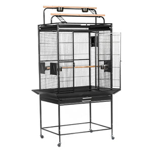 Cage Inox Perroquets KING'S CAGES - Modèle 508 Inox - espacement