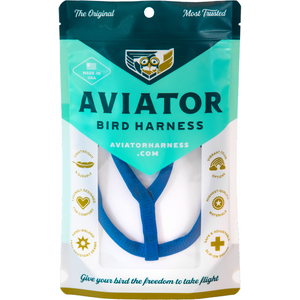 Aviator Harness & Leash - Blue