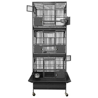 King's Cages - SLFDD 2622 Space Saver Triple Stack