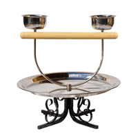 Metal Table Top Playstand - White Base